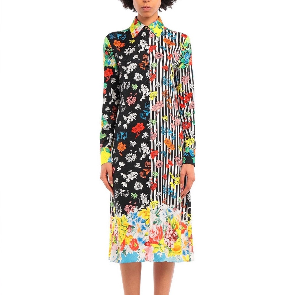 Versace Floral Dress, Size 42